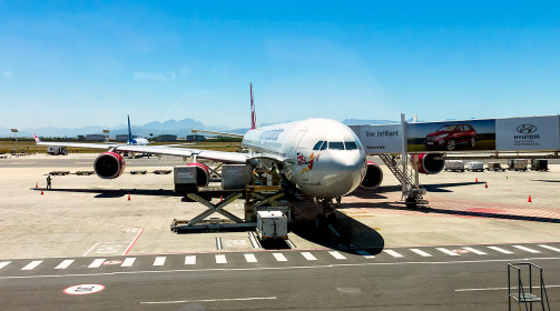 Virgin Atlantic 340-600 in Cape Town