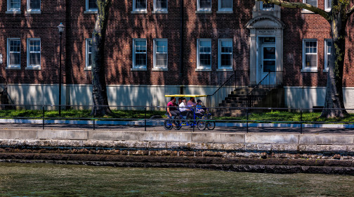 Sunday group effort on Governors Island